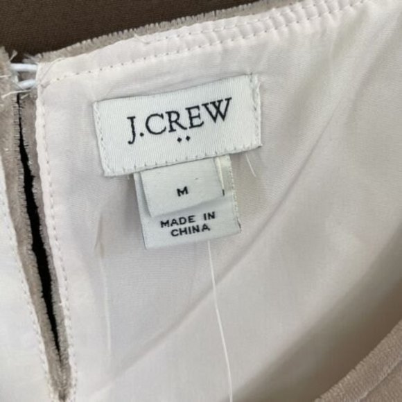 NEW J. Crew Factory Velvet T-shirt Top Blouse Warm Pebble Pink Size MEDIUM K3491 - Picture 4 of 6